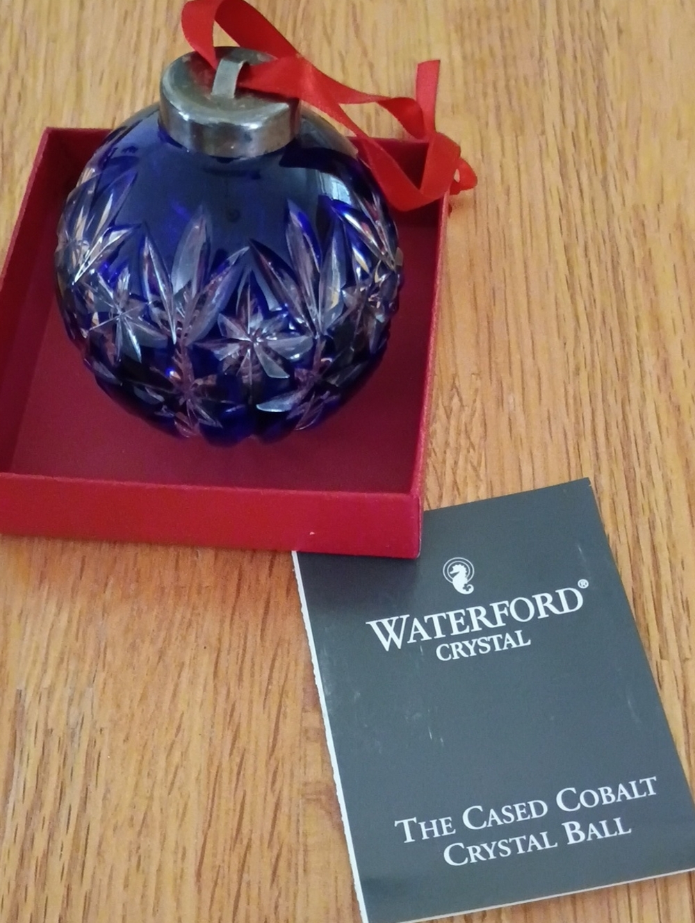 Waterford Crystal Cobalt Crystal Ball